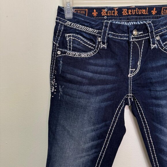 Rock Revival Women's May Skinny Jean Style E834353L Size 28 - Picture 6 of 10